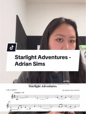 Requested by @imnotfelixthecat thank you for requesting! This song is beautiful! #starlightadventures #adriansims #concertband #band #bandtok #clarinet #clarinetsoftiktok #fyp #foryou #musician #musiciansoftiktok #bandkid 