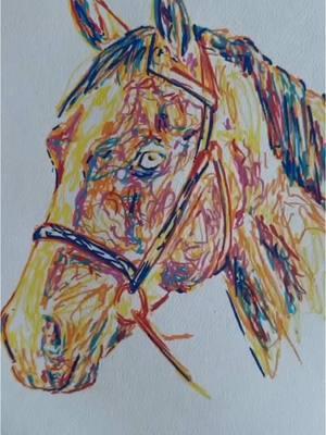 Horse Art! #horseart #horsepainting #horsedrawing #horselover #horseshorts #acrylicpainting #art