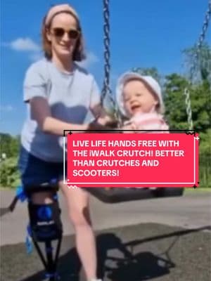 🎉 Enjoy a HANDS-FREE Life While You Heal! 🏃‍♂️💨 Parenting doesn’t pause for injuries! Whether it’s chasing your little ones, playing catch, or just being present in their daily adventures, traditional crutches and knee scooters can slow you down. 🚫 But with the hands-free iWALK crutch, you can stay active, independent, and engaged—even while recovering! 💙 Run (or walk) alongside your kids 💙 Carry them when they need a hug 💙 Play, explore, and make memories—hands-free! Why sit on the sidelines when you can keep up with your kids? 👏 Get back to parenting at full speed with #iWALKFree! ✨ Tag a parent who needs to see this! 📸 Share your #iWALKParent moments with us! #ParentLife #HealingInMotion #ActiveRecovery #ParentGoals #IndependentLiving #iWALKCrutch #StayInTheGame #MomLife #iWALK #Crutch #Crutches #DadLife #PlaytimeReimagined