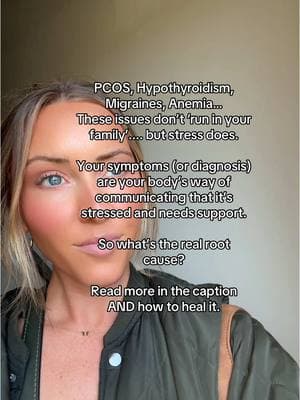 Every hormonal imbalance, thyroid issue, gut health issue, autoimmune condition and symptom comes from the same root cause… Metabolic dysfunction. These are all symptoms that your metabolism doesn’t have enough energy to function properly and it’s expressing itself through a symptom or condition. We are all different and our symptoms are going to be expressed differently depending on which minerals and nutrients are depleted from our body and the emotions, stress, trauma, and nervous system dysregulation we’re experiencing. But when you heal the metabolism, your body heals.  If you’re interested in getting to the root cause of your symptoms, you can book a functional test called HTMA testing and a personalized protocol with me 🔗 on my page. Message me on IG if you have any questions #hypothyroidism #hormonalimbalances #autoimmunedisease 