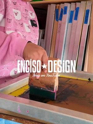 🥹❤️First studio vlog now on youtube EncisoDesign #screenprinting #studiovlog #artvlog #arttok 