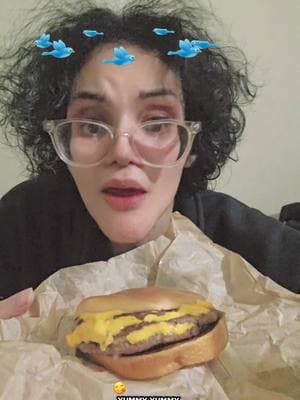 McDonald's triple cheeseburger  #mcdonaldstriplecheeseburger  #creatorsearchinsights #triplecheeseburger #singingbymyself #fyp #foodcombos #realcontentcreator #eatingwithnoteeth #tryingtoeat #eatingthingsishouldnt #iloveorangesoda #fantaorange #mcdonaldsmeat #musicallyinclined #alwayssinging 