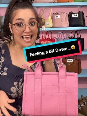 I wasn’t sad, I just needed a new bag! Is anyone else living for our new Tote Bags? 🫶👜😘 #bagparty #bagaddict #pursecollection #pursecollector #fyp #tote #affordablebags #smallbiztiktok 