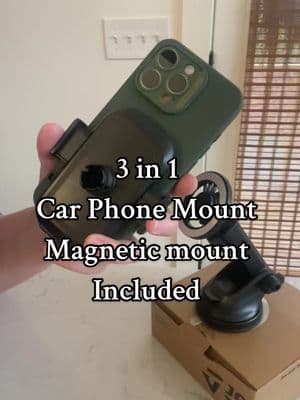 3 in one at an affordable price ! Tap the orange cart and check it out !!! #phonemount #carmount #threeinone #threeinonecarmount #ventclip #magneticphonemount #dashphonemount #windowphonemount 