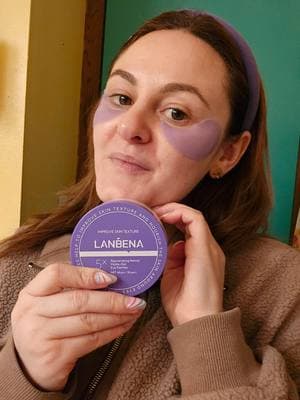 Best eye mask I've tried so far! #lanbena #lanbenaeyemask #beauty #skincare #viral 