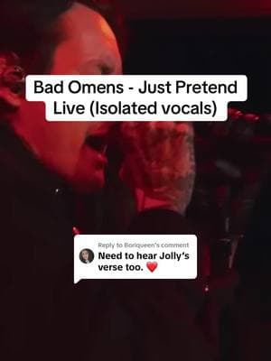 Replying to @Boriqueen Noah and Jolly both sound so good live! #badomens #justpretend #noahsebastian #isolatedvocals 