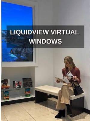 Waiting for an appointment can be stressful—no one likes a boring waiting room! That’s why the @liquid.view virtual window is a game changer, instantly calming your nerves and transforming your space.  At ATTYWON, we’ll help you find the perfect placement and install it with ease, whether it’s for your business, school, or even your home.  #attywon #liquidview #virtualwindow #interiordesigner #digitalwindow #smarthometech 