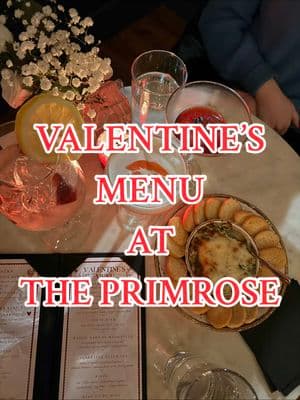 These sips will have you love-struck ♥️ It’s time you flirt with the Valentine’s themed menu at The Primrose . These drinks are adorable and absolutely delicious!  📍5622 Johnson Dr Mission, KS  66202 What we ordered: 💌 Red Velvet Espresso Martini 🍓 You Had Me At Cello 💋 Bisou 🥖 Spinach Artichoke Dip  *non-alcoholic options available too! #kclocal #valentinescocktails #galentinesday #kansascitydrinks 