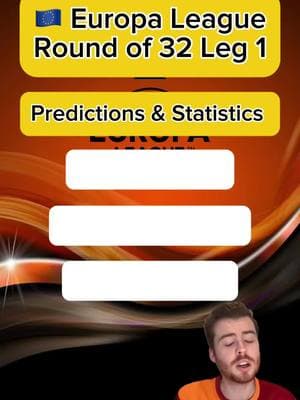 🇪🇺 EUROPA LEAGUE ROUND OF 32 PREDICTIONS & STATISTICS LEG 1 | More predictions on FanBasis in my bio | Statistics are from the HOFB app, link in my bio | —————————————#europaleague #uel #europaleaguepredictions #europaleaguetips #uelpredictions #footballpredictions #soccerpredictions #soccertips #footballanalysis #socceranalysis #footballtips #footballpicks #soccerpicks #freefootballpicks #freefootballpredictions #freesoccerpredictions #freesoccertips #fctwente #bodoglimt #fenerbahçe #anderlecht🤍💜 #unionsaintgilloise #ajaxamsterdam 