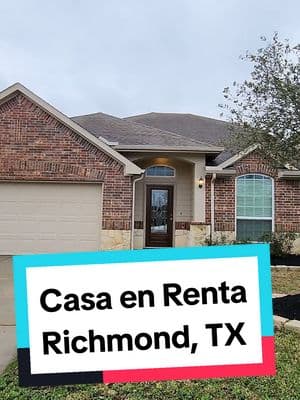 #CapCut Casa de renta en el area de Pecan Grove en Richmond TX #fyp #parati #texasrealtor #houstonrealtor #htx #dreamhome #newhome #housetour #houseforsale #casasdeventa #casasderenta #forlease #forrent 