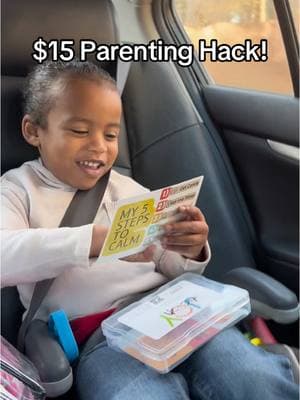 Best $15 Parenting hack for car rides and meltdowns!  #calmingkit #calmkit #bigfeelings #parentsoftiktok #parentinghacks #toddleractivities 