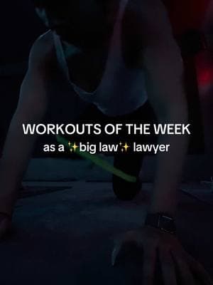 workouts are ✨mandatory✨ around here! #lawyer #attorney #biglaw #corporatelaw #law #lawtok #corporatelawyer #corporateattorney #lawschool #lawstudent #prelaw #workout #weekofworkouts #workoutsoftheweek #pilates #barrys #strengthtraining #personaltrainer #run #Running 