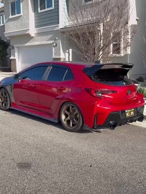 Love me red carbon 👹 shoutout to @KOCF.com!  #grcorolla #grcorollacore #redcarbonfiber #carbonfiber 