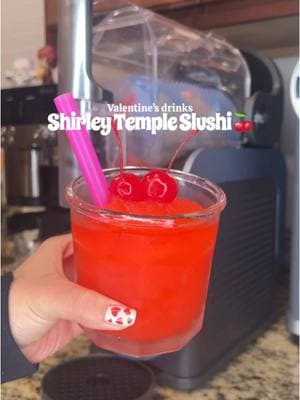 Sprite or ginger ale?? 🍒 #valentinesdrink #ninjaslushi #slushi #shirleytemple #shirleytempleslushi 