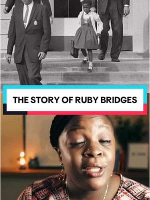 The true story of RUBY BRIDGES #rubybridges #blackhistorymonth #viralvideo #trending #fyp #noliesdetected #justincaseyouforgot #historylesson 