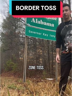 State border time zone toss from Georgia to Alabama #georgia #alabama #border #football #toss #timezone 