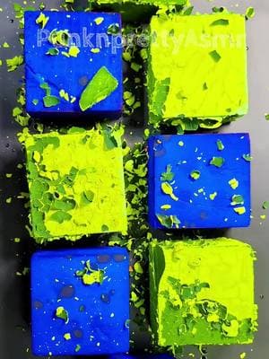 I hope you all enjoy these vibrant, dyed green and blue soft chalk blocks!!! I used Decopac Airbrush and PNP soft chalk blocks!! Soft chalk is still on sale!!  FVOYT  Don't forget to visit my store online! Link in bio or go to punknprettyasmr.com NO REPOSTS OR EDITS ALLOWED  #gymchalk #gymchalkasmr #asmrgymchalk #asmrsounds #asmrvideo #asmr #asmrgymchalkcrushing #gymchalkreforms #asmrgymchalkcrush #gymchalkcrushing #asmrgymchalkcrumble #oddlysatisfyingasmr #gymchalkcrumbling #dyedgymchalk #glitter #asmrglitter #explorepage #powderplay #oddlysatisfying