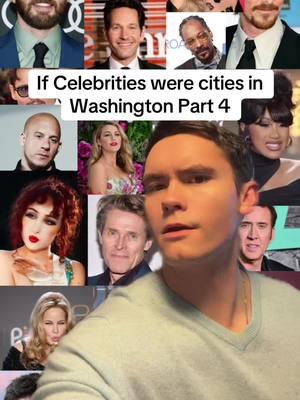 🍿 If Celebrities Were Cities in Washington Part 4 🌇 What is the best way to learn about a city