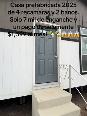 Gran oferta de casa prefabricada 2025 🏡🏡 de 4 recamaras y 2 banos por solamente 7 mil de enganche y un pago aproximado de solamente $1,399 al mes!!😱😱🫶🫶#rbi02659 #txt #tx #dallastx #barato #precious ##fortworth #affordablehousing #casas #casasenventa #bonito #irving #mobilehome #casabarata #casamoderna #trending #fortworthtexas #casa #dallas #irvingtx #arlingtontx #grandprairietx #oakcliff #mesquitetx #casamovil #trending #trailasenventa #trailasnuevas 