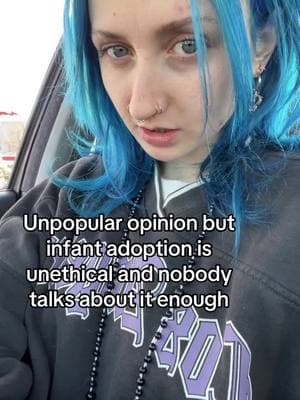 It’s true. Infants aren’t prepared to be parents #adoption #unpopularopinion #infants #unethical #adoption #yallternativebluehairedgirl #fishfairy #fypシ #blueeyesbluehair #wlw #beauty #blowup 