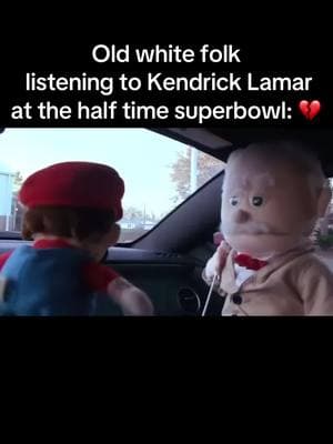 🫠 pretend I said something freaky in the caption. #SuperBowl #halftimeshow #kendricklamar #shitpost #memes #goofymime 