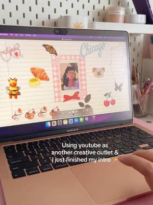 Thank you @Canva ily & excited to use every feature you offer!! You can watch my first vlog now! Link in b!0 🫶🏼🍒 #youtube #youtubevlog #vlogging #youtubeintro #videoediting #SmallBusiness #chicagovlog #chicagovlogger 