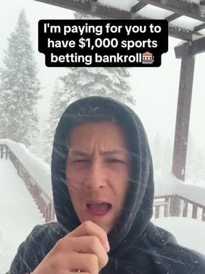 No other sports betting handicapper will ever buy their members a sports betting bankroll like I am for you guys today… #finacialfreedom #vegas #tahoe #funded 