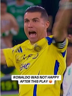 Cristiano Ronaldo took exception to this play #Ronaldo #CR7 #Cristiano #CristianoRonaldo #AlNassr #Portugal #Saudi #SaudiLeague #Soccer #soccertiktok #goat