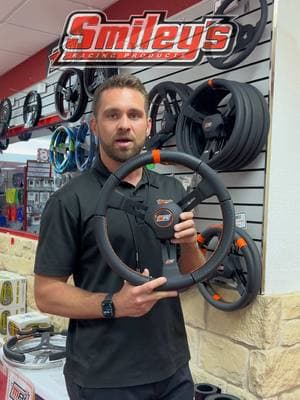 Shawn with #MPI showing us their latest innovation, the DM-2-15-XL! Come check it out at any Smileys store, on our website at smileysracing.com or give us a call. 👏 #MPIRacingWheel #MPIRacing #MPIDM2XL #SmileysRacingProducts #Smileys #RacePreSeason #ChiliBowl #SprintCarRacing #RacingIndustry #Racing #HotRods #SprintCars