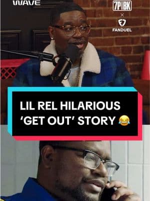 Lil Rel in ‘Get Out’ was CLASSIC comedy 😂  New 7PM in Brooklyn with Lil Rel Howery just dropped! Link in bio #7pminbrooklyn #carmeloanthony #jordanpeele #lilrelhowery #getout #blackmovies #blackcomedy #memes 