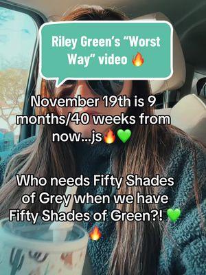 The amount of babies that are going to be made after seeing this video….and released Valentine’s Day week?! I’m gonna check on all y’all in about 9 months 🤣 #iykyk #rileygreen #rileyduckman #worstway #smuttok #fiftyshadesofgreen #country #countrymusic #countrymusictiktoks #ValentinesDay #valentine #valentines #vday #cowboy #creatorsearchinsights #cowgirls @Riley Green 