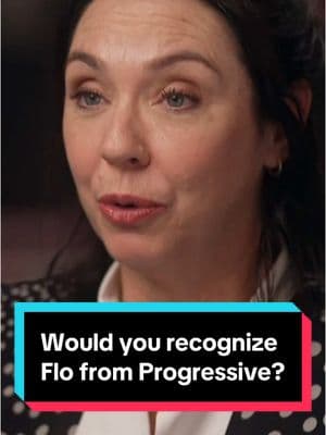 Would you instantly recognize Stephanie Courtney, AKA Flo from Progressive? Courtney says she just goes with the flow. #progressive #flo #commercial