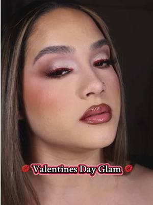 I love a good red glitter liner 😉  @makeupbymario , @PLOUISE ,@Jlaruecosmetics ,@Evian Facial Spray , @EXO Cosmetics  #valentinesdaymakeup #valentinesdayglam #glitterliner #glitter #eyeshadowtutorial 