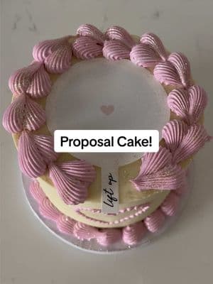 How did it turn out? #cakesbymarian #cakedecorating #cake #proposal #proposalcake #engaged #viralcake 