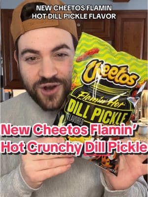 Cheetos is releasing a new Flamin’ Hot Dill Pickle flavor right now so let’s try it out.  It’s not the first new Cheetos flavor to come out this year, but there’s a high chance that this is the best one we’ll see in 2025. The heat is there but plays with the dill pickle essence really well, making it much worth the hype, at least in my opinion. After all, tastes ARE subjective and pickles are anything if one controversial food.  Would you try the new Flamin’ Hot Crunchy Dill Pickle flavor from Cheetos? #snacks#FoodTok#cheetos#pickles#pickle#cheeto#flaminhot#spicyfood#targetfinds#groceryshopping#fyp 