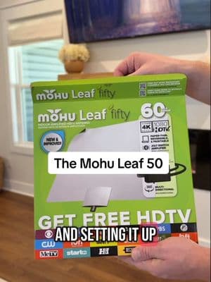 Say hello to FREE TV! The Mohu Leaf 50 gives you access to live tv over the air. It’s easy to set up, and everything you need comes right in the box! Shop now! #savemoney #freetv #LIVETV #cutthrcord #tvantenna #livesports #mohu 