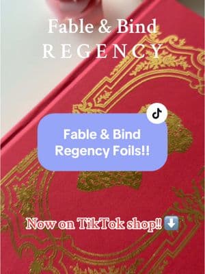 The regency pack is now also on TikTok shop!! Free shipping on orders over $30 this is by far my favorite pack! It’s got bows and carriages and just everything you could want for whimsical rebinds or book vases! #fableandbind #fableandbindbookfoils #bookfoils #rebinding #bookbinding #coverdesign #bookaesthetic #prettybooks @Fable & Bind 