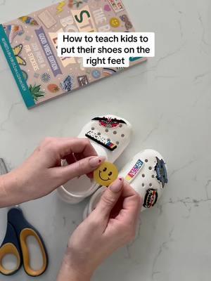 The easiest way to teach kids to put their shoes on the right feet! | Amazon find, Amazon must have, Amazon mom, toddler activities, relatable motherhood, ditl, SAHM, stay at home mom, day in the life, toddler mom, playroom | #playroom #playroomdecor #craftymom #sahm #sahmlife #sahmproblems #relatablemom #ditl #dayinthelife #toddleractivites #stayathomemoms #amazon #amazonfinds #amazonmusthaves #amazonprime #amazonmom