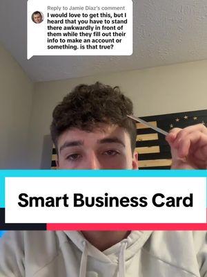 Replying to @Jamie Diaz #businessinvestment #smartbusinesscard #entrepreneur 