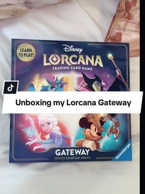 My husband and I played it that night, and it’s such a fun at home date night game to play! We are already looking at buying more decks 😅💗🥰 #lorcana #disneylorcana #disney #datenightathome #cardgame #influenster #prpackage #pr @Disney 