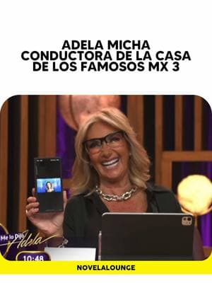 Adela Micha será la conductora de La Casa de los Famosos México en su tercera temporada. #LCDLFMX 