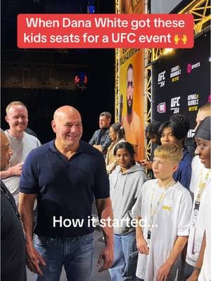 The boss came through 👏 #UFC #mma #danawhite #wholesome #kidsoftiktok (via @Legacy Youth Zone 💚)