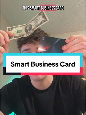 Had this ordered within SECONDS. #businessinvestment #smartbusinesscard #entrepreneur 