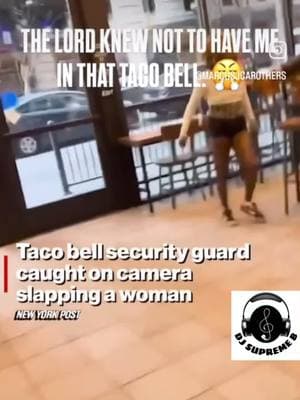 What do y’all think should happen to this security guard? 🤔 #viralvideo #tiktok #evil #capcut #thisistiktok #instagram #facebook #threads #angryman #tacobell #yssup #notman 