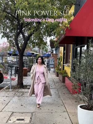 Valentine’s Day outfits 💖 all #lucyparislabel #xoxo_tiana_xoxo #pinkpowersuit #pinkootd #pinkoutfits #pinkoutfitinspo 