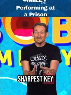 Spread some joy today. But bring a key just in case. 😜  #performingataprison #prison #bobsmiley #spreadjoy #fyp #prisontiktok 