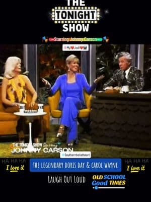 Carol Wayne and Doris Day Two Beautiful Women☝️#onthisday #carolwayne #dorisday #animallover #hilarious #classy #reaction #on #johnnycarson #tonightshow #comedyvideo #clip #ilove #4you #funniest #latenight #oldschool #goodtimes #carson #era #lolz #funnyvideo #clips #by #southernbellatheart #genx #comedylover #🎭