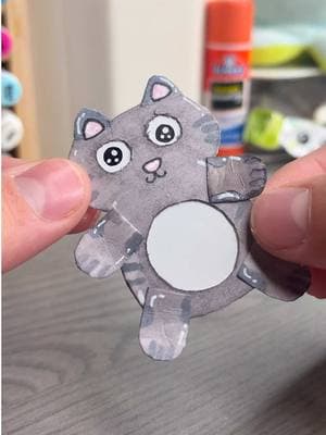 😺Cute paper craft!? #papercraft #cutecrafts #craft #cute #cat 