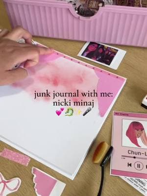 Reliving the Nicki Minaj concert through my junk journal! 💖✨ #junkjournaling #nickiminaj #concertvibes #concertmemories #craftyvibes #junkjournalcommunity #concertdiaries #junkjournalideas #junkjournalwithme 