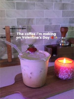 Make one for yourself or for you valentine 💘🤗☕️ Iced brown sugar maple shaken espresso topped with strawberry cold foam 🍓 • • • • #coffee #ValentinesDay #valentinesdaycoffee #valentinesrecipe #recipes #coffeetutorial #coffeetok #coffeerecipe #strawberrylatte #matcha #florida 